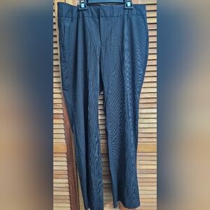 Old Navy Women’s Black Pinstripe Dress Pants | Size 12 | Classic Workwear Staple